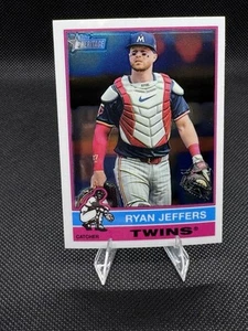 2025 Topps Heritage #424 Ryan Jeffers Chrome Refractor - Picture 1 of 2