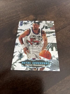 1996-97 Fleer Metal Metal Shredders Damon Stoudamire Rare Precious Metal Gems - Picture 1 of 9