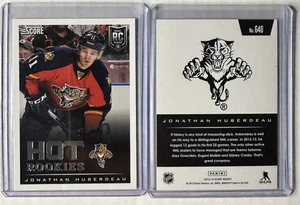 2013-14 Score Hot Rookies Jonathan Huberdeau Rookie Card RC #648 - Picture 1 of 1