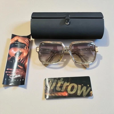 CAZAL 607 nitrow col.65 56□18 rare USED JP - Photo 1/4