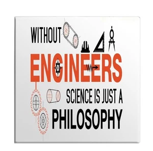 Calamita frigo definizione ingegnere citazione scienza filosofia divertente idea migliore regalo - Foto 1 di 7