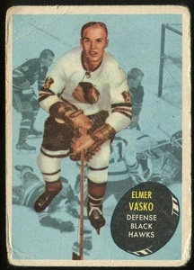 1961-62 Topps #25 Elmer Vasko Chicago Blackhawks - Picture 1 of 2