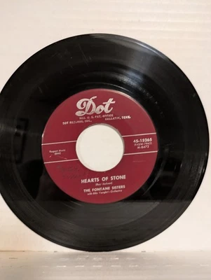 45 ~The Fontane Sisters: "Hearts of Stone / Bless Your Heart" 1954 DOT (EX) - Image 1 of 4