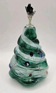 Lámpara de aceite de árbol de Navidad de vidrio para estudio de ojos de vidrio - Imagen 1 de 5