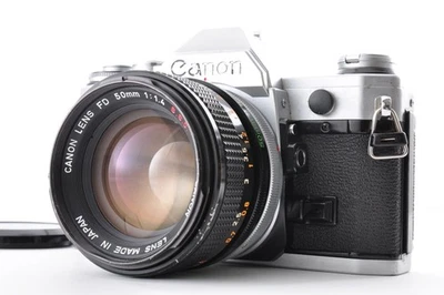 Canon AE-1 Silver / Canon Zoom Lens FD 50mm f/1.4 S.S.C. Exc+++ SLR  Y1718 - Image 1 of 4