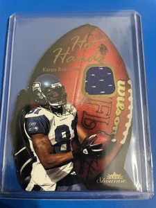 Koren Robinson 2003 Fleer Showcase /599 Hot Hands Game Used Jersey Card Seahawks - Picture 1 of 2