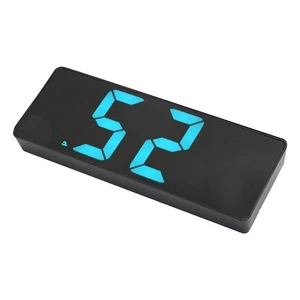 Moderne Uhr LED-Spiegel-Digitaluhr Multifunktionsspiegel Schreibtischuhr - Bild 1 von 23