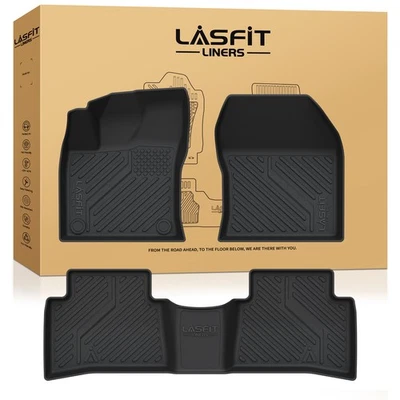 LASFIT Floor Mats for Toyota Prius / Prius Prime 2017-2022 1st & 2nd Row Liners - Imagem 1 de 4