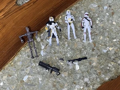 Starwars The Clone Wars Clone Trooper Lote con Armas Sueltas Foto 1 de 4