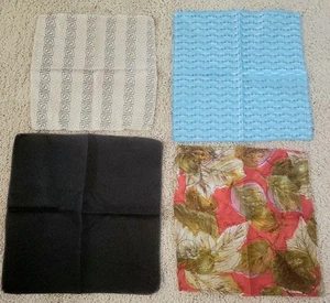 Men's Vintage Variety Pocket Squares Lot - Picture 1 of 16