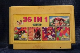 Lunar Ball 36IN1 Famiclone Pegasus cartridge Famicom 60pin Nes Game Dendy 90s