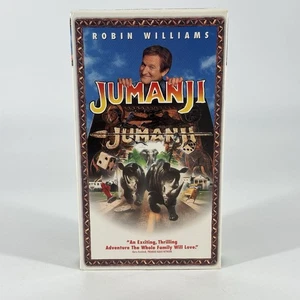 JUMANJI VHS - Robin Williams Kirsten Dunst - Slip Sleeve Case 1996 Free Shipping - Picture 1 of 6