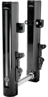 Performance Machine - 0208-2173-BM - Phatour 180 Front Wide Tire Kit, Dual Disc - Contrast Cut