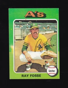 1975 Topps Mini Ray Fosse #486 Oakland Athletics - Picture 1 of 2