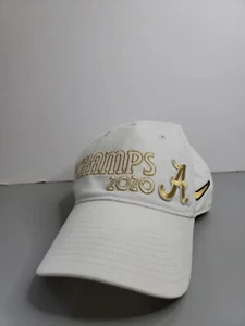 Alabama Crimson Tide Hat Cap Strap Back White Gold College Football Nike GUC - Picture 1 of 6