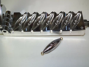 Saltwater Trolling Sinker Multi Cavity Production molds Choose Size Trol All - Picture 1 of 4