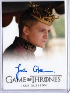 Rittenhouse Juego de Tronos Temporada 3 Jack Gleeson como el Rey Joffrey Baratheon AUTO - Imagen 1 de 1