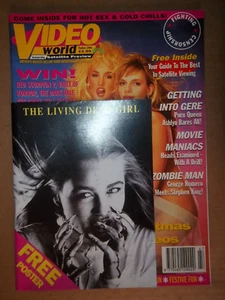 Video World Magazine Festive 1994 Donna Jayne Christy Canyon Beverly Hills 90210 - Picture 1 of 1