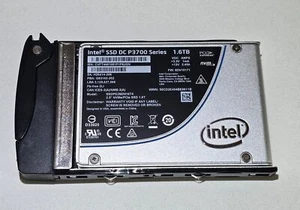Intel DCP3700 Series 1.6TB  2.5" NVMe PCIe 3.0 SSD w/Caddy - SSDPE2MD016T4 - Picture 1 of 4