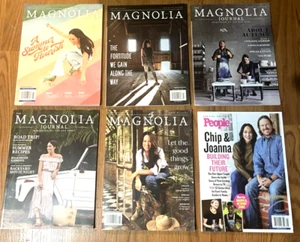 Lot 6 Magazines: Magnolia Journal Fixer-Upper Chip & Joanna Gaines 2017 2022 - Picture 1 of 1