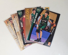 2008-09 Panini Ricky Rubio Rookie RC lot x 3 + Bodiroga & Rudy Fernandez cards
