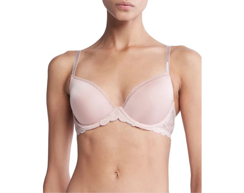 Sujetador convertible Calvin Klein Seductive Comfort de encaje Demi Lift 40C Foto 1 de 1
