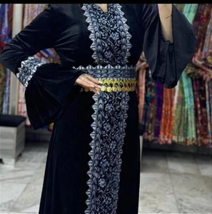 Kleid Handarbeit Palästinensische Stickerei Palästina Maßkleid Mode Unikat Thob - Bild 1 von 7