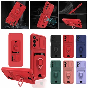 For Samsung Galaxy A13/A53/A52/A32 5G Magnetic Card Holder Ring Stand Case Cover - Picture 1 of 17