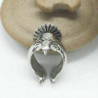 Vintage Retro Punk Eagle Bird Wing Open Band Ring Adjustable Charm Jewelry