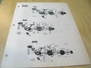 Garcia Mitchell 204 6 8 300 306 308 320 24 + reel schematic lot of 4 page France - Picture 1 of 8