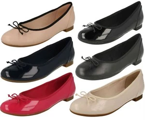 Damas COUTURE BLOOM cuero zapatos de muñeca deslizantes de CLARK al por menor £46.99 - Imagen 1 de 25