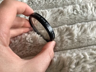 Tiffen 49mm 81A Light Balancing Glass Filter Photography Lens No Box - Image 1 of 4