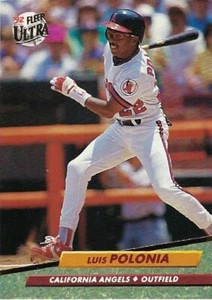 1992 Fleer Ultra #29 LUIS POLONIA California Angels - Bild 1 von 2