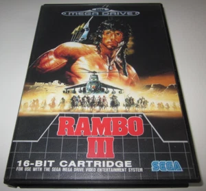 RAMBO III-SEGA MEGA DRIVE-PAL-EUROPÄISCH-KOMPLETT-WIE NEU-RARITÄT - Bild 1 von 11