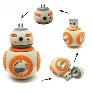 2.0 16gb 32gb 64gb 128gb 256gb BB8 Star Wars USB Flash Thumb Drive US Shipper - Picture 1 of 2