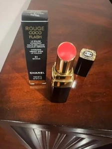 CHANEL ROUGE COCO FLASH HYDRATING VIBRANT SHINE LIP COLOUR 91 BOHEME NIB FULL SZ - Picture 1 of 6