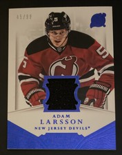 2013-14 Panini Dominion Authentic Material Jersey #D-LA Adam Larsson #45/99
