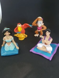 Lot of 4-Disney Aladdin Figures - PVC By Sasco- Cake Toppers - Picture 1 of 6