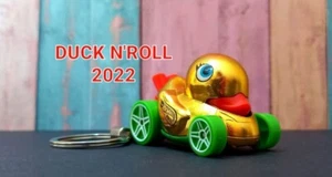 DUCK N'ROLL 2022 RARO HOT WHEELS Treasure Hunt portachiavi idea regalo! - Imagen 1 de 3