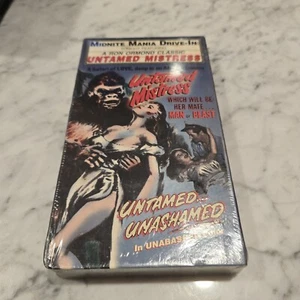 VHS Midnite Mania Drive-In "Untamed Mistress" Ron Ormond Horror Cult - RARE - Picture 1 of 7