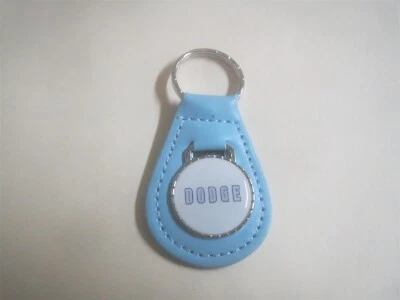 1960 - 1965 DODGE 330 440 880 MONACO DART CORONET POLARA EMBLEM KEYCHAIN LT BLUE - Image 1 of 2