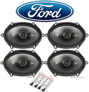 Kicker 6x8" Front+Rear Speaker Replacement Kit For 05-07 Ford F-250/350/450/550 - Picture 1 of 6