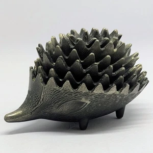 Vintage Soviet Ashtray Stacking Hedgehog Family Set of 5 - Picture 1 of 5