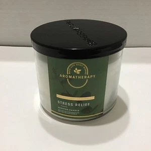 Bath & Body Works Aromatherapy 3 Wick Candle Eucalyptus &Spearmint 14.5oz No Box - Picture 1 of 5