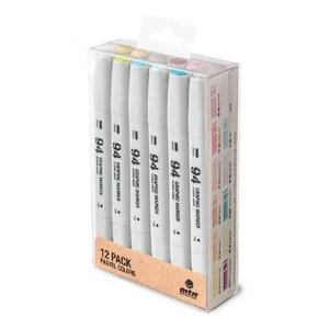 MTN Montana Colors 94 Graphic Marker Pastel Colours Pack (12 Markers) - Picture 1 of 3