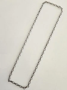 Sterling Silver Vintage Old Pawn Navajo 20" Handmade Chain Necklace Pendant - Bild 1 von 5