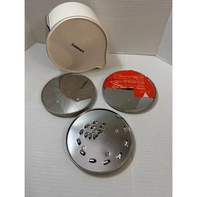 Juego de discos Cuisinart con soporte rebanada trituración rejilla DLC 8 DLC 8S DLC 8+ DLC 8P1 Foto 1 de 4