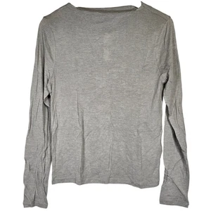 J. Crew Collection sheer wool-blend long-sleeve T-shirt Gray L NWT - Picture 1 of 8