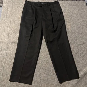Pantalones Dockers Caqui De Colección Para Hombre 38x31 Negros Plisados Pantalones Mezcla Lana Informales - Imagen 1 de 5