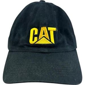 Caterpillar Baseball Cap One Size Mens Black Button Cat Workwear Summer Cap - Picture 1 of 11